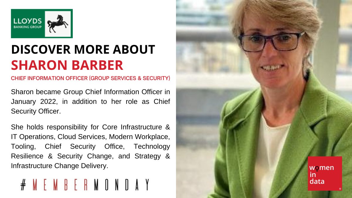 Women in Data® on Twitter "🌟 LloydsBank Spotlight Sharon Barber