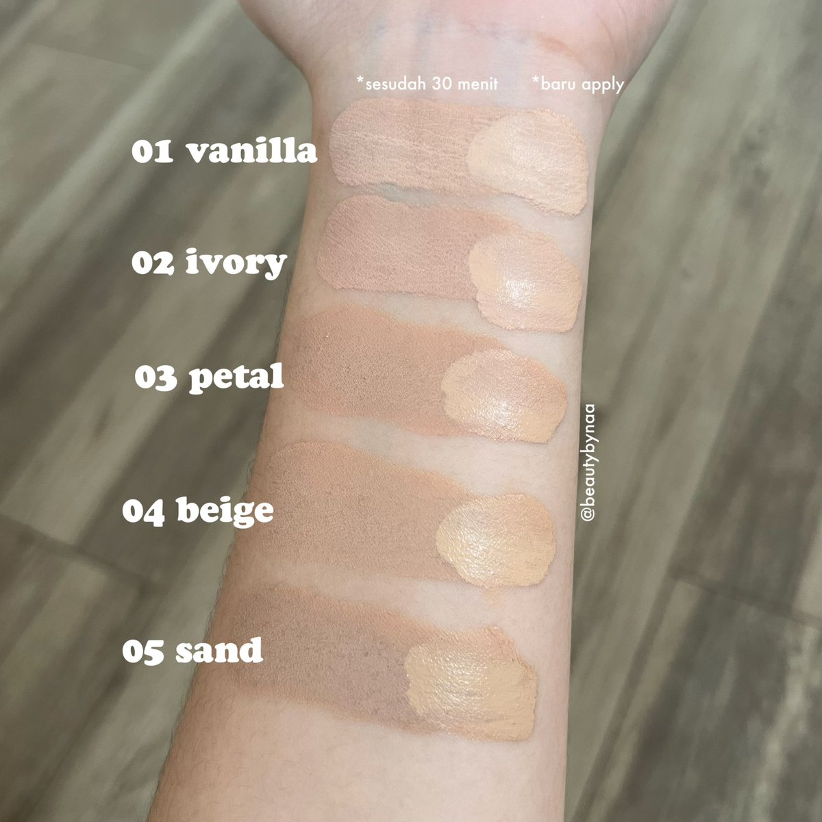 beautybynaa's tweet photo. ㅡ Swatches &amp; Coverage🌷

Cover All Perfect Cushion skintific ini punya 5 shades!

Coverage nya medium to full coverage, aku coba buat tutupin pencil liner ini sedikit langsung ngecover👌🏻 https://t.co/2xX0vKfZ0M