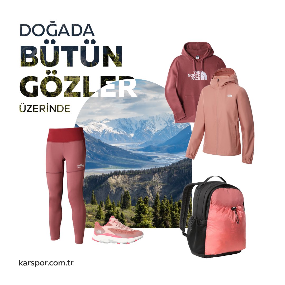 Sonbahara yakışan The North Face renkleriyle doğada bütün gözleri üzerinize çekmeye hazır mısınız?🍁 The North Face ürünlerini incelemek için karspor.com'u ziyaret edin.👍 #KarSpor #TheNorthFace #DoğadakiKombinim