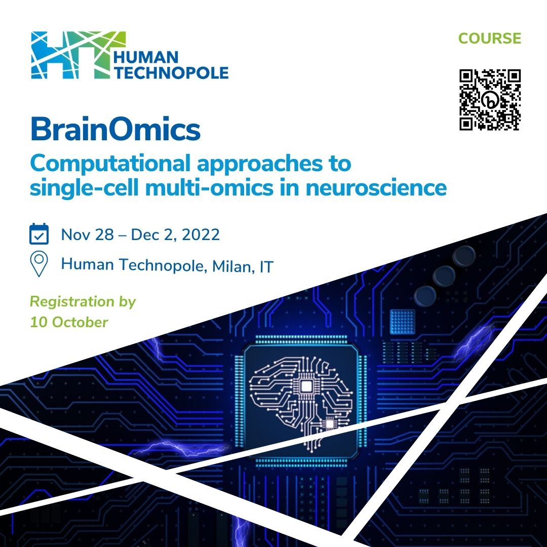 Are you a bioinformatician or computational biologist with a knowledge of #omics techniques? 

Join our BrainOmics 5-days course to learn key computational tools for the analysis of single cell #multiomics datasets in #neuroscience 👉 humantechnopole.it/en/ht-course-b…