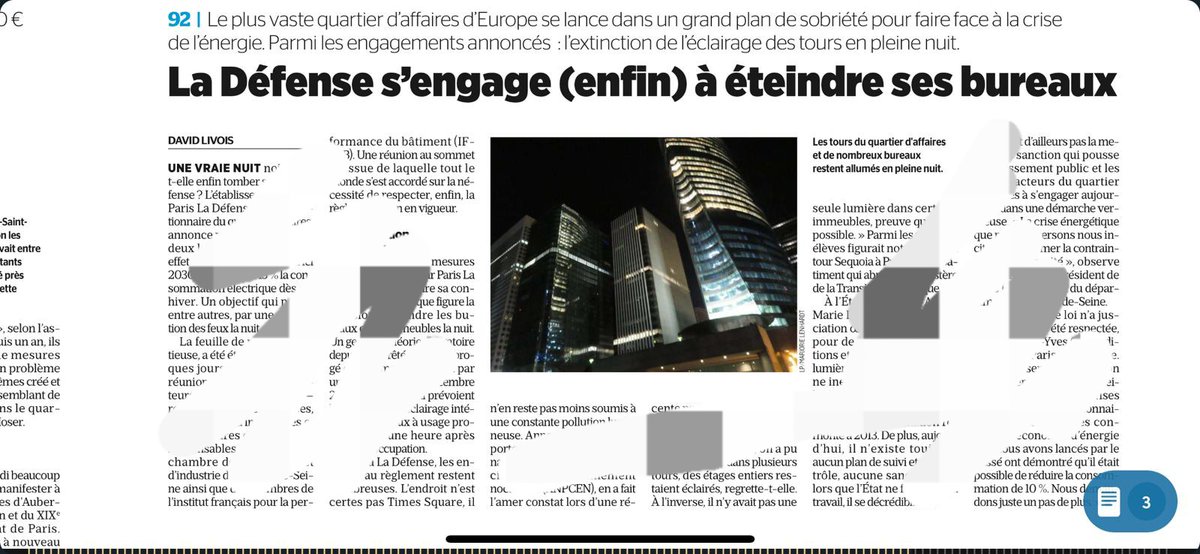 Nelson Getten (@nelsongetten) on Twitter photo ✅️ 15 jours après notre reportage, la Défense s'engage à éteindre ses bureaux 🌃 <a href="/Alexia_Ferre/">Alexia Ferre</a> <a href="/AMDucroux1/">Anne-Marie Ducroux</a> #sobrieteEnergetique ✅️ 15 jours après notre reportage, la Défense s'engage à éteindre ses bureaux 🌃 <a href="/Alexia_Ferre/">Alexia Ferre</a> <a href="/AMDucroux1/">Anne-Marie Ducroux</a> #sobrieteEnergetique