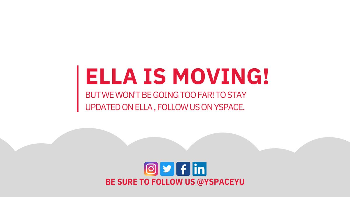 We’re moving!

ELLA Accelerator will be moving all communications to <a href="/YSpaceYU/">YSpace</a>. To stay updated and see all the exciting things we have planned, follow us there!

#Entrepreneurship #BusinessSupport