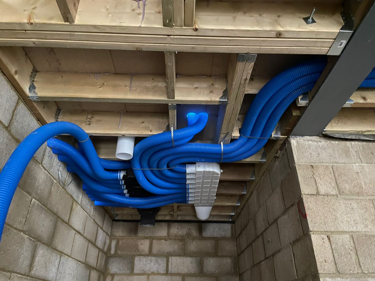 nilan_uk's tweet photo. Precision - Our install teams or "Air Plumbers" as they are affectionately known as sure know how to get air where it needs to be!! #slservices #ventilation #freshair #indoor #mvhr https://t.co/WifAF7lZud