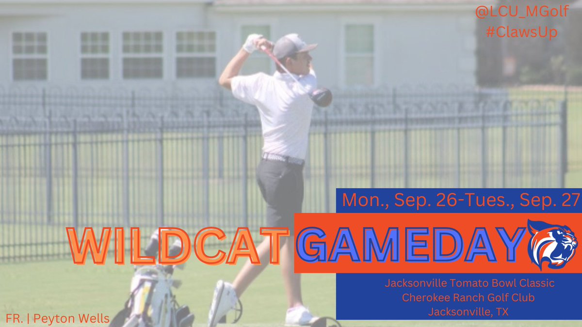 LCU_MGolf's tweet photo. It's #WILDACTGAMEDAY
The LCU golf team will be competing in Jacksonville, Texas for the two day Jacksonville Tomato Bowl Classic. They will be looking for their second win in a row this season. This will be a 54 hole event concluding on
Tuesday.
#ClawsUp @LC_University https://t.co/C7wvFWpSUi