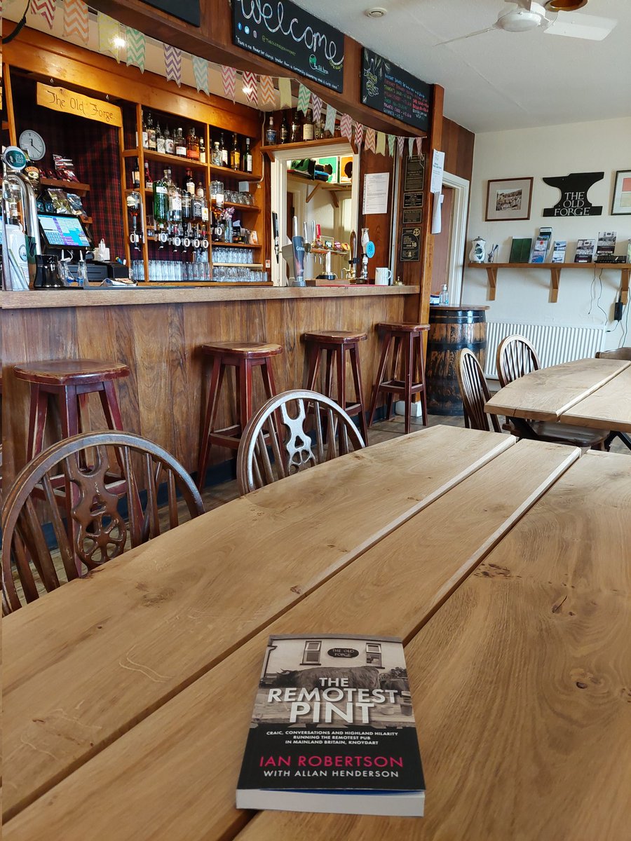 theoldforgecbs's tweet photo. Ian Robertson, former landlord of the Forge, has written a book! Ian recounts some stories and conversations during his 20+ years of running the pub with Jackie. #theoldforge #theoldforgeknoydart #morethanapub https://t.co/IJ1YJKXRZe