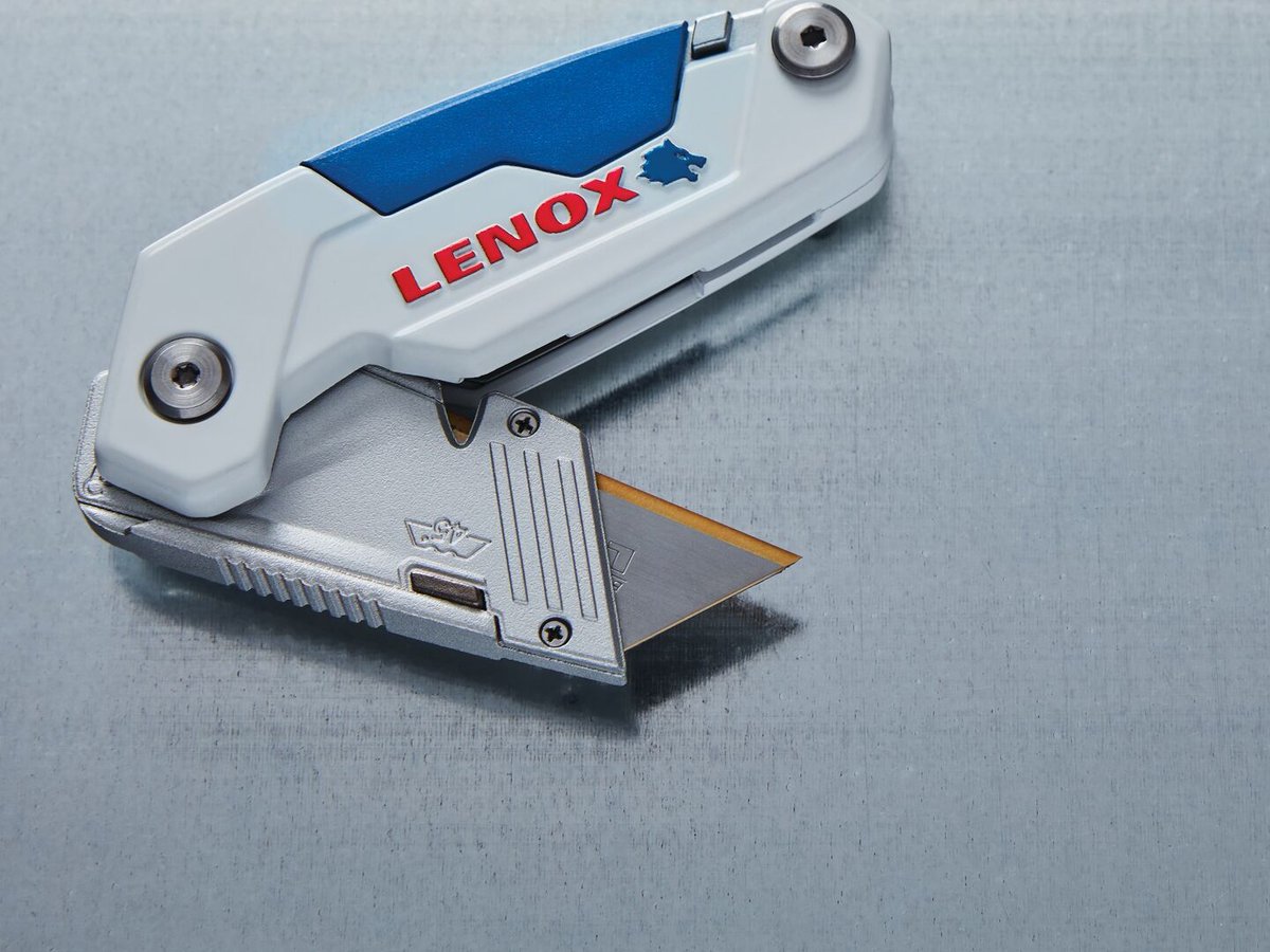 Our Folding #UtilityKnife has a patented 45° protected blade change keeps the blade locked in during use. Get yours at <a href="/Lowes/">Lowe's</a> and other select retailers.