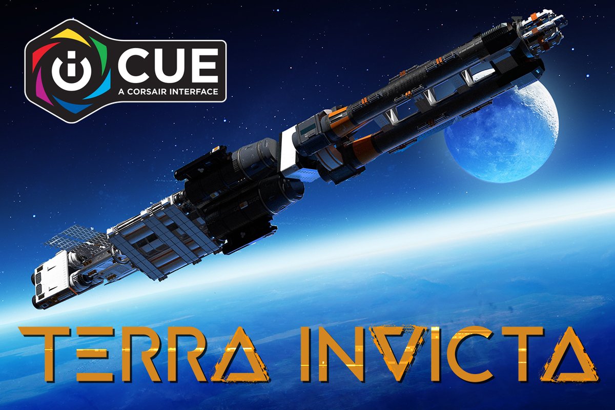 Congrats to @terra_invicta, the newest iCUE integration title, on their Early Access launch! In honor of launch day, we will be hosting a giveaway for 5 Early Access keys! How to enter: 1️⃣ Follow @CORSAIR + @terra_invicta 2️⃣ ♥ + 🔁 this tweeet 📢 Winners announced Sept 28