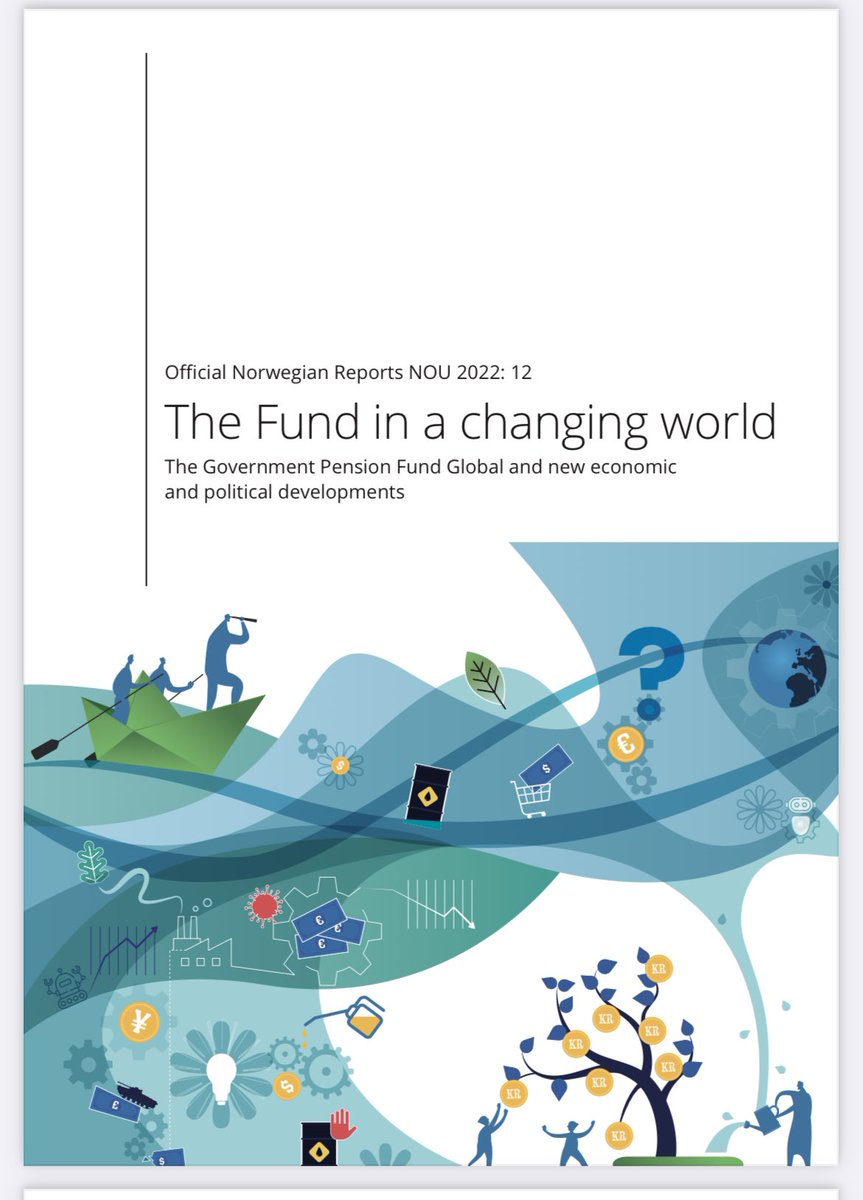 Today we presented our report on the Norwegian Government pension fund global and increased geopolitical risks. 👇 regjeringen.no/contentassets/…