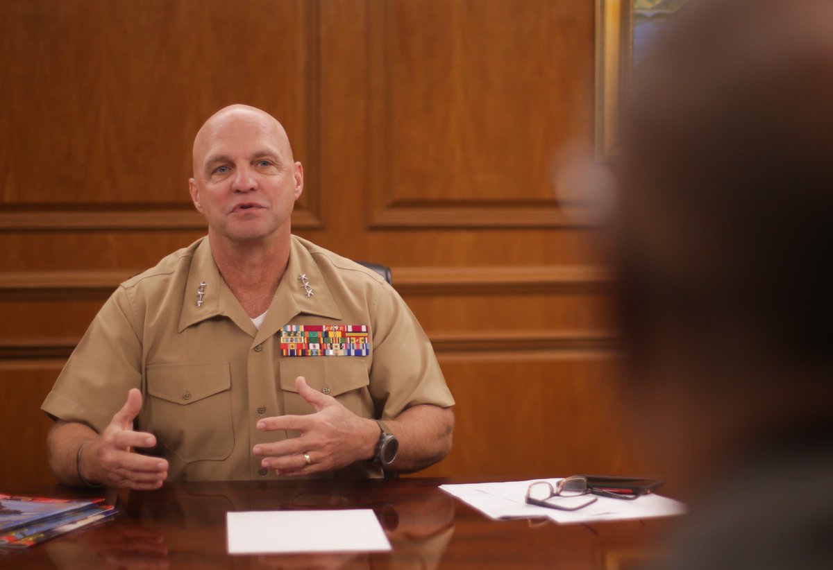 MARFORSOUTH's tweet image. #UNITASLXIII: IN THE SPOTLIGHT 🎥 

Commander of #MARFORSOUTH &amp;amp; @MarForRes, attends a media interview w/ Brazilian press during exercise UNITAS LXIII in #RiodeJaneiro, Sept. 17, 2022. 

#BuildOurTeam | #EnduringPromise | #PromessaDuradoura | #StrengthenPartnership | #Brazil