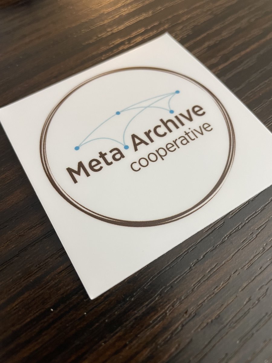 📣This is a PSA: We have new stickers! 

Safe to say that MetaArchive is ready for #BPE2022!