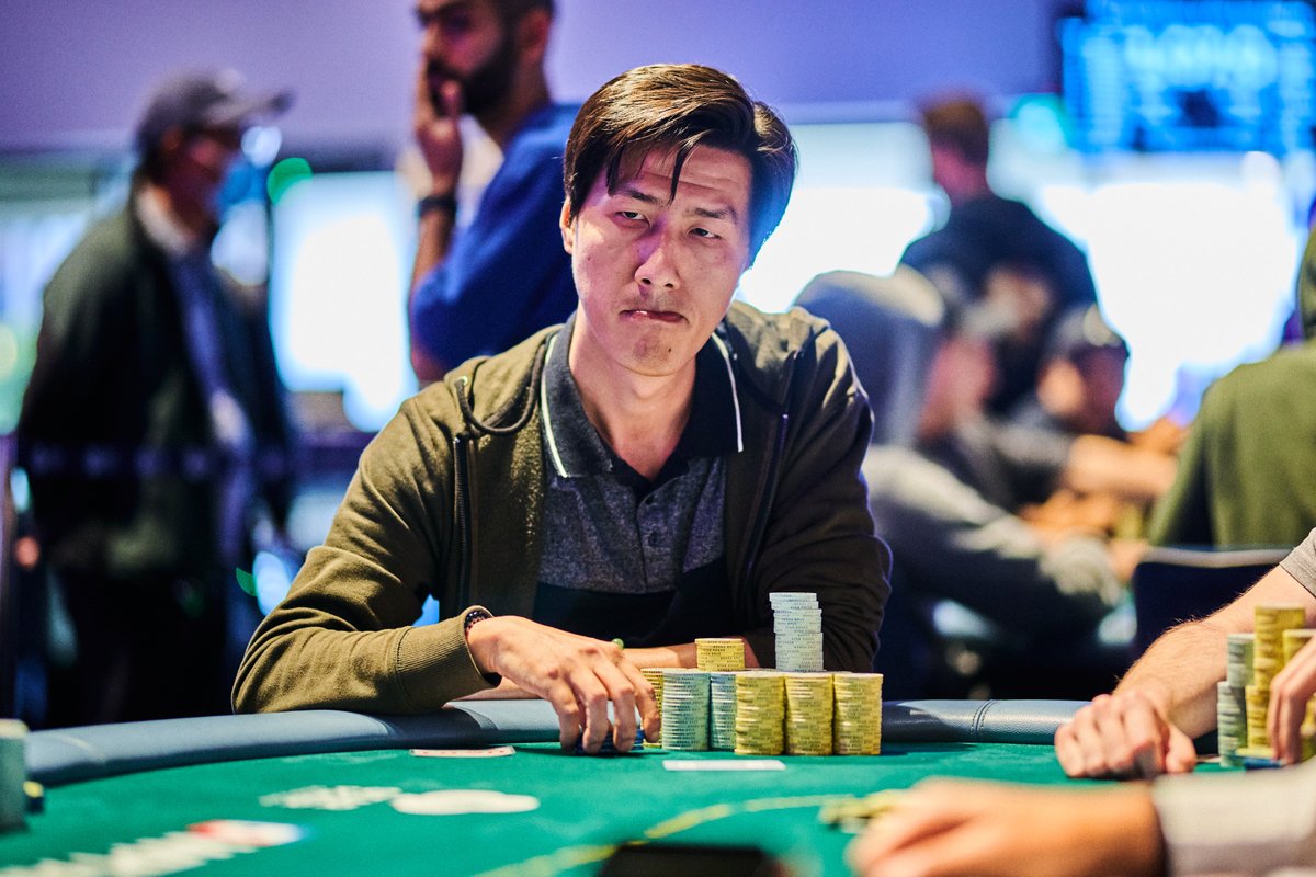 WPT's tweet photo. Daisuke Ogita has half the chips for tomorrow's livestreamed #WPTFinalTable!
Seat #'s
1.Naj Ajez - 5,900,000(59 bb)
2.Po Ho - 3,475,000(35 bb)
3. De Kun Li - 3,675,000(37 bb)
4.Daisuke Ogita - 17,625,000(176 bb)
5.David Tang - 3,350,000(34 bb)
6.Josh Hutchins - 1,425,000(14 bb) https://t.co/wJ3fxd0Ths