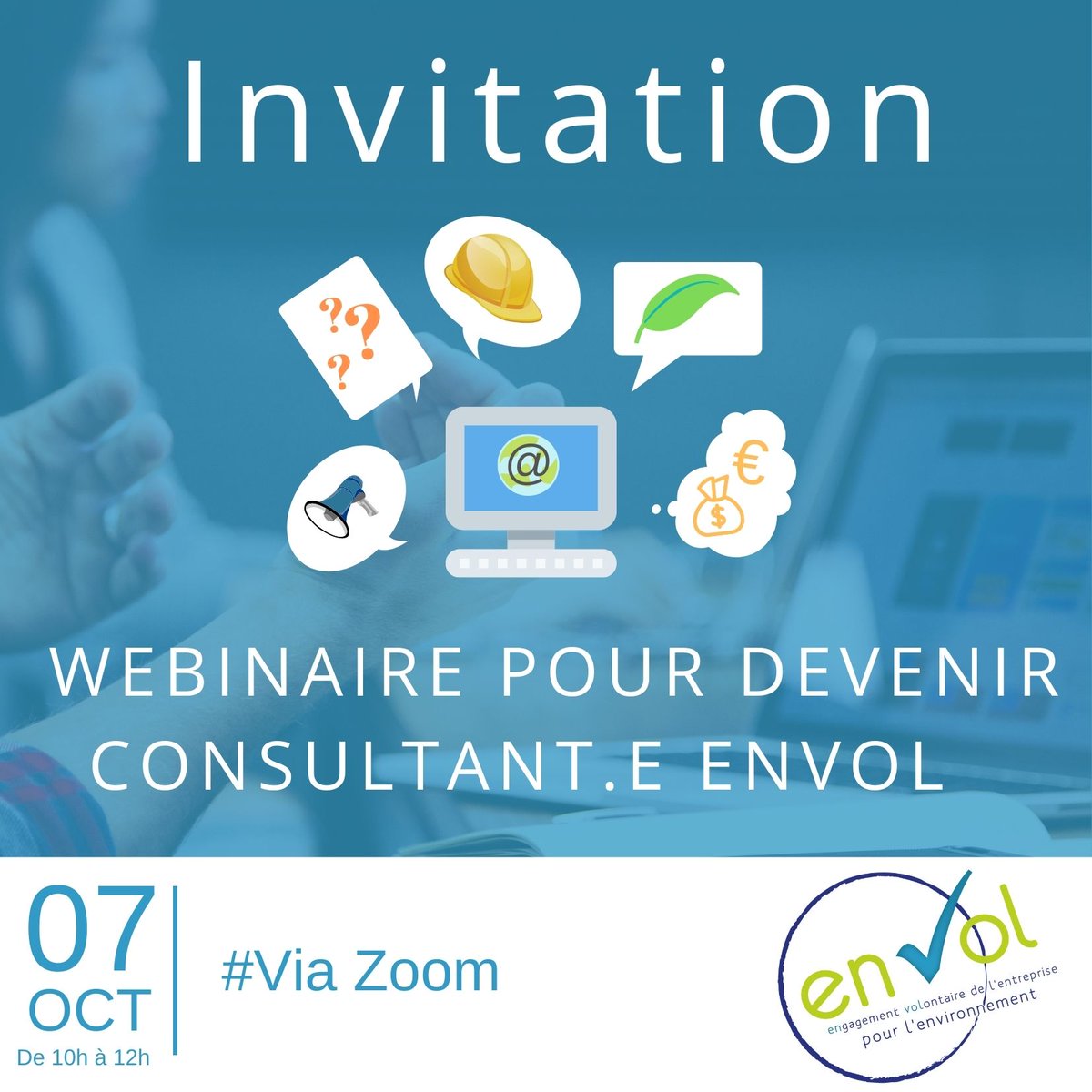 Label_EnVol's tweet image. #Webinaire #ConsultantPartenaire
J-11 avant le webinaire pour devenir #consultant partenaire EnVol !

📆Rendez-vous VENDREDI 7/10 de 10h à 12h sur Zoom !
Pour participer, c'est juste ici :-&amp;gt; lnkd.in/eHZ58uef

Rejoignez une #communauté d'acteurs #engagés !