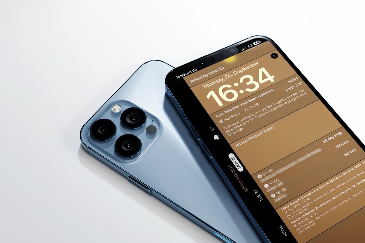 thewaytozion's tweet photo. Some weekend work.
Love the #timepage app from @moleskine, so I just wanted to have that kind of layout on my lockscreen.
#HTMLSandbox #iOS16 #nojailbreak #iNNOVATION
@kleinmone @Attairdu57slm https://t.co/fYe1k3iyT0