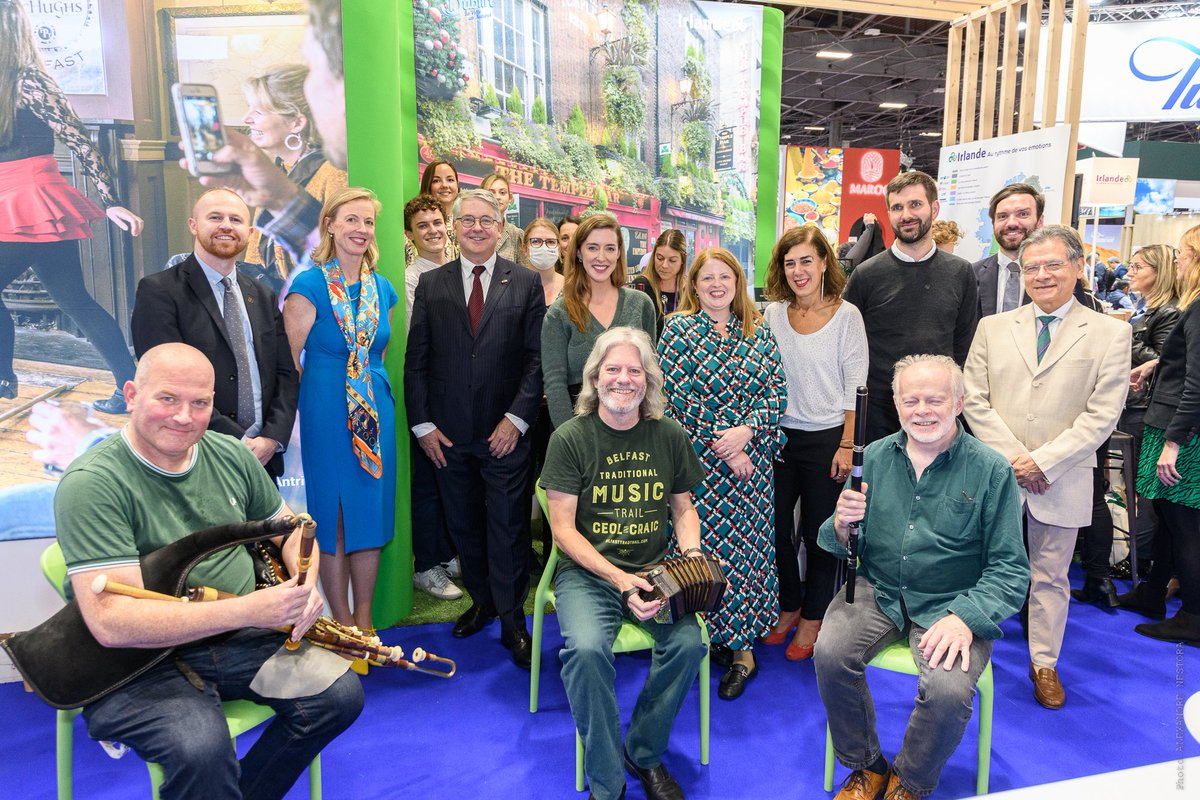 NI industry recently attended @iftmparis showcasing Northern Ireland & promoting our #EmbraceAGiantSpirit brand to inspire leading French tour operators & travel agents @tourismireland @RoeParkResort @TradTrailBel @NIseasalt Crindle stables