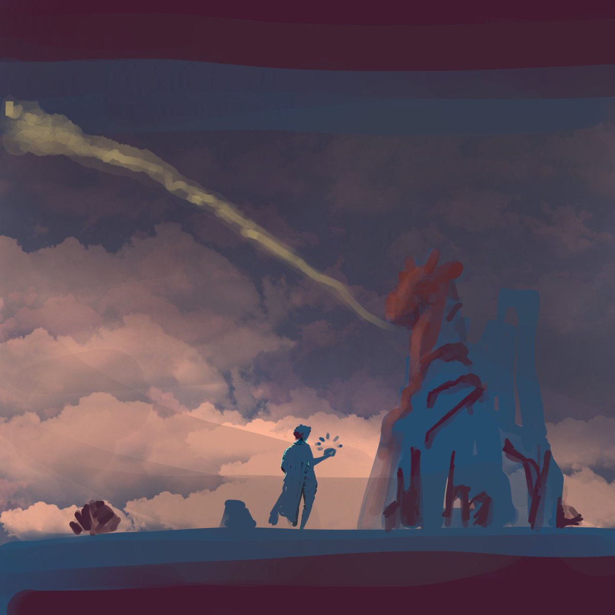 BossCraftLife's tweet photo. “Spoiled chapter 2 … clue to a new word :) #overdream #overdreamjourney #digitalpainting #DigitalArtist #digitalart #digitalpaint #illustration #art https://t.co/FhYbJCGme2