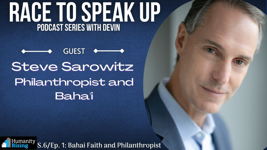 On Season 6, Episode 1 of the Race To Speak Up Podcast, Steve Sarowitz is an international philanthropist interested in promoting unity and advocating for eliminating racism, sexism, nationalism, and religious prejudice.
youtube.com/watch?v=-h5UsL…