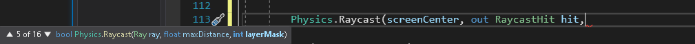 bartfromnl's tweet photo. Note to self: always check the parameter types. This took me some time to troubleshoot #intellisense #unity https://t.co/DF762dWXMq