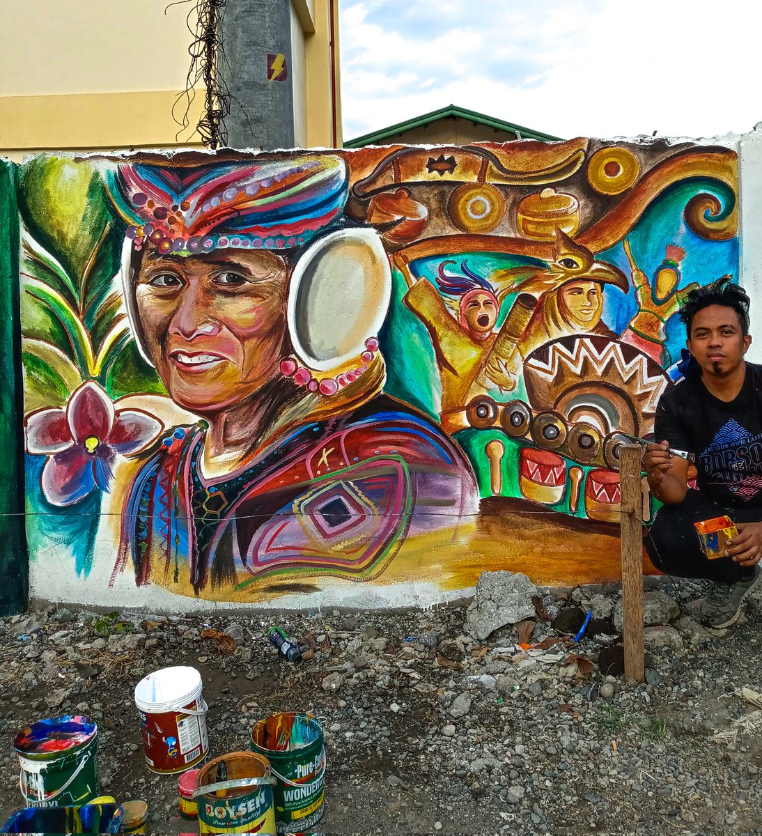 DanPaulPMC's tweet photo. Mural Wall 2022 🎨🖌️
Elementary School sped DCSS Bangkal...
I am deaf artist
I'm open commission mural wall...
You can dm me for details.
#commission
#mural
#artwall
#muralwall
#painting
#DCSS
#Deaf
#Guhitph
#artist
#art
#Davaocity https://t.co/aoWDxsw1c9