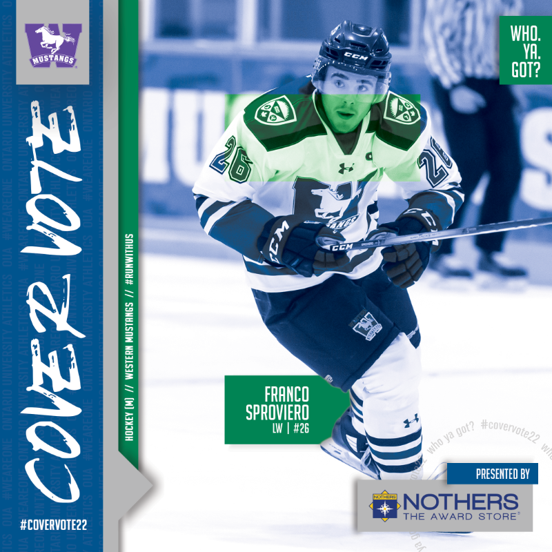 OUAsport's tweet photo. 🏒 Round 1 | Group 4

🗳️ Parker Bowman, @nulakers 
🗳️ Luke Richardson, @queensgaels 
🗳️ Aaron Boyd, @CURavens 
🗳️ Franco Sproviero, @WesternMustangs 

@NothersAwards is asking....Who. Ya. Got? 🤔

#WeAreONE | #CoverVote22