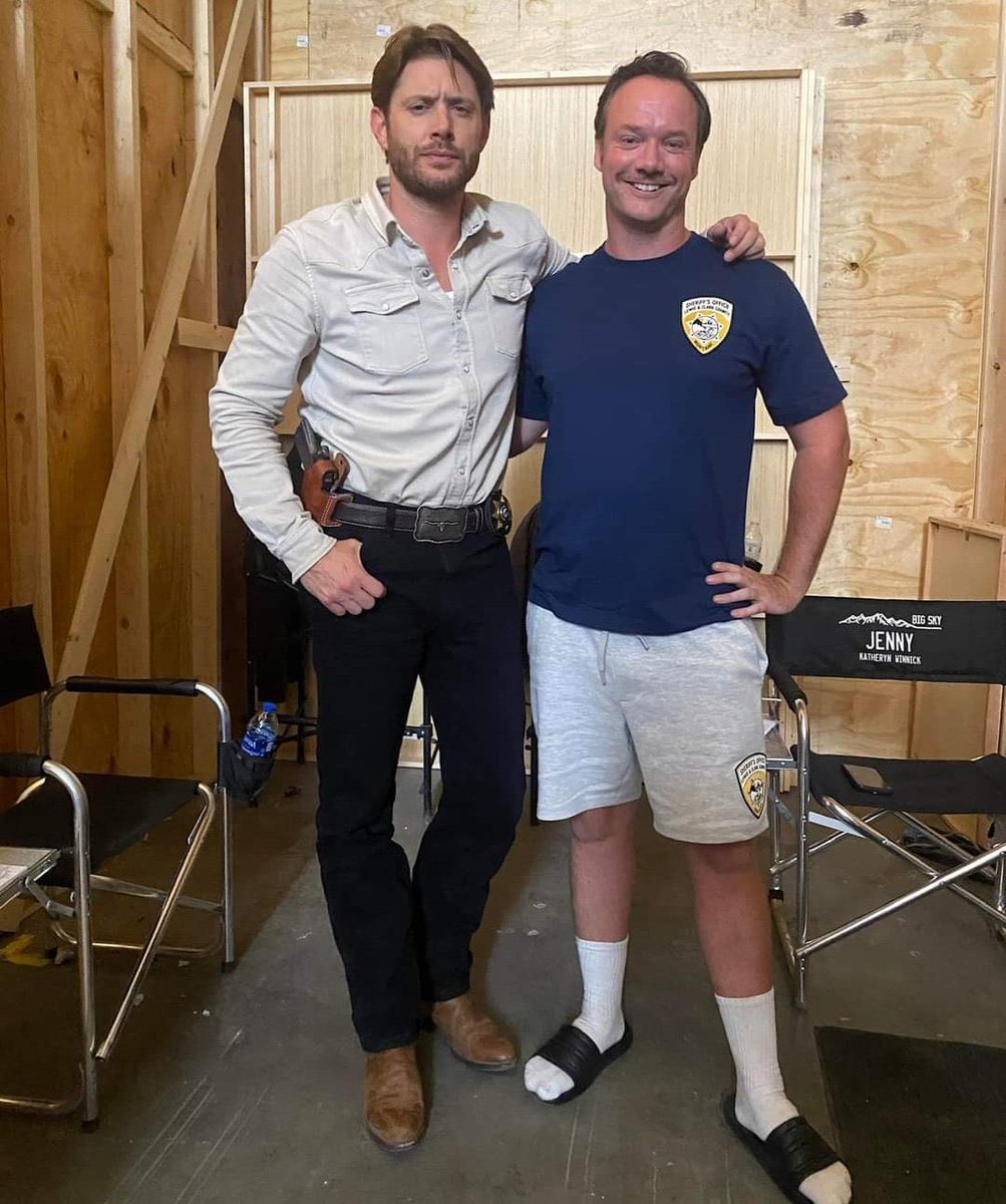 Jensen Ackles behind the scenes of Big Sky episode one ✨