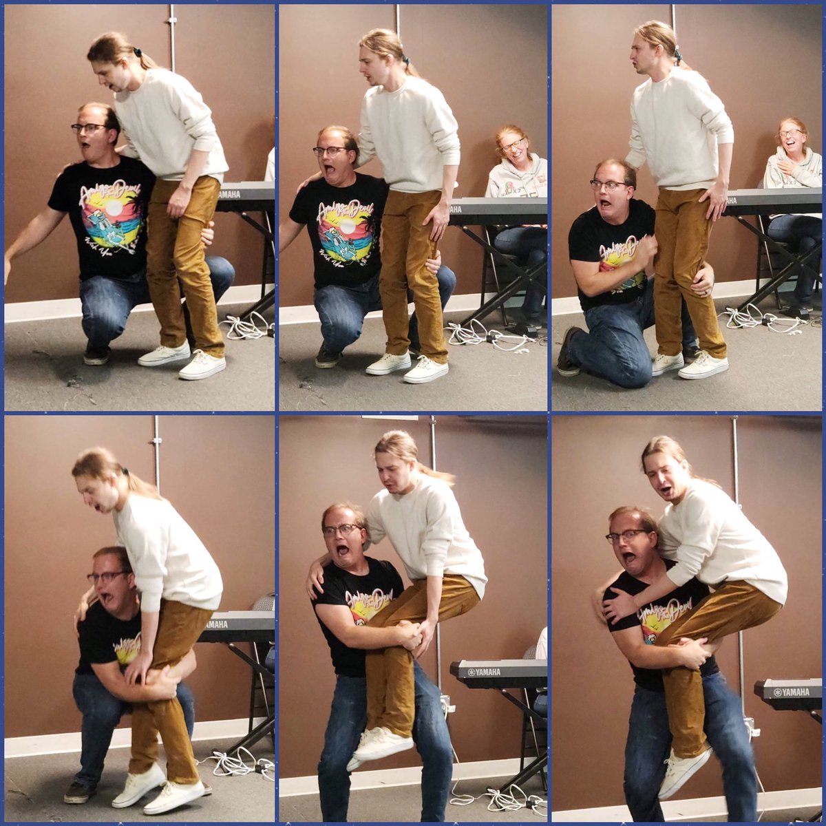 RIFF: Chicago’s Music Improv Party (@riffimprov) on Twitter photo Don’t scare the monkey… 🙈🙉🙊 #riffimprov #rehearsal #chicago #music #improv #comedy #monkey #party #musicaltheatre #musicalimprov #annoyancetheater Don’t scare the monkey… 🙈🙉🙊 #riffimprov #rehearsal #chicago #music #improv #comedy #monkey #party #musicaltheatre #musicalimprov #annoyancetheater