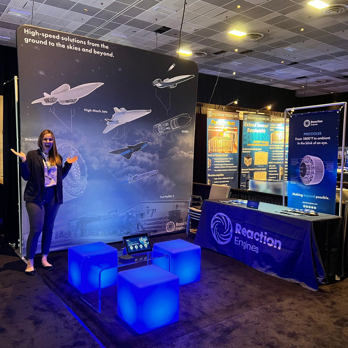 ReactionEngines's tweet image. Thank you to everyone who visited the Reaction Engines Inc. booth at @TETSmeeting last week. If you missed us, we look forward to seeing you next year! #MakingBeyondPossible #TETS2022