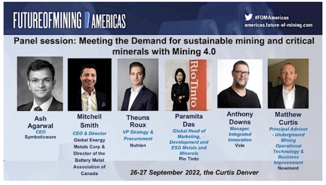 Looking forward to sharing my thoughts on how North America can be globally competitive in the battery metals sector as demand for critical materials grows & the push to regionalized supplychains is prioritized in an effort to meet demand for new energy technologies. #FOMAmericas