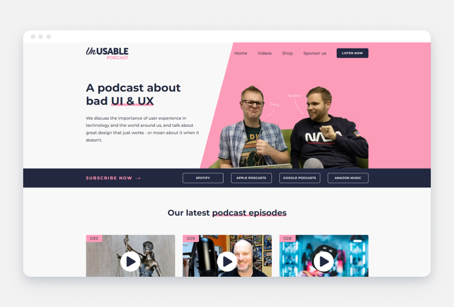 AaplyHQ's tweet photo. For everyone interested in quality #uxdesign, check out the @UnusablePodcast 🔥

Discussing the important topics and the most notable design fails, @davidonionball and @theandywaite will help you learn the best UX practice! https://t.co/dNEUfGNLlY