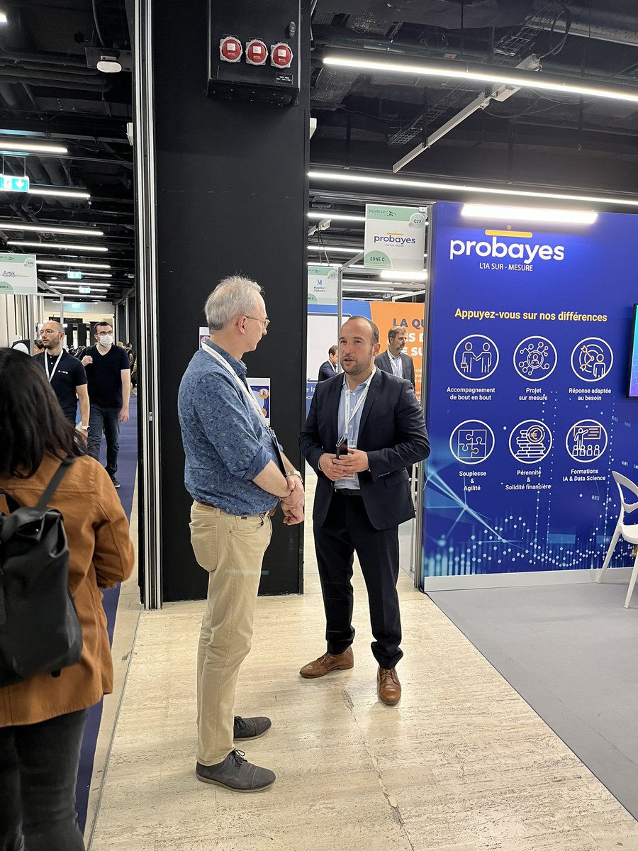 Probayes_IA's tweet photo. [#EventProbayes] Retrouvons-nous sur BIG DATA &amp; AI PARIS 

▶️ Stand C 23 https://t.co/NxED1kjRYE