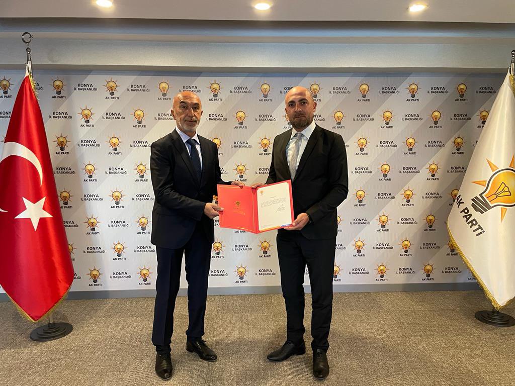 Genel Merkez Teşkilat Başkanlığımızın takdirleriyle Çumra'mıza İlçe Başkanı olarak İbrahim Onbaşı atanmıştır.

Sayın Başkanımızı tebrik ediyor, görevinde muvaffakiyetler diliyoruz.