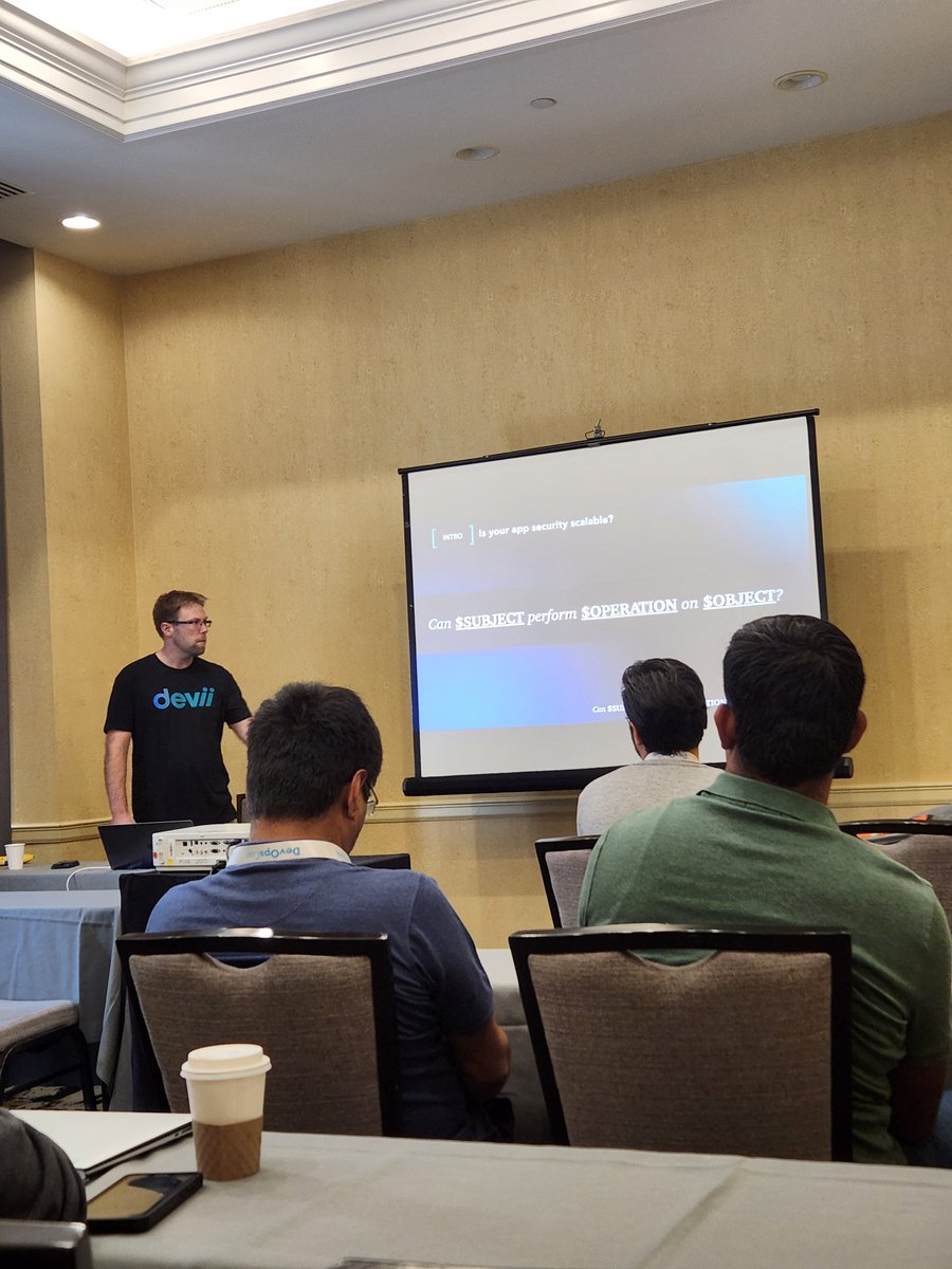 devops_con's tweet photo. Can #subject perform #operation on #object? @anthony_molzahn is asking the tough questions today at #DevOpsCon

#softwareconference #developerconf #newyork #devmio https://t.co/plD05a7Mq3