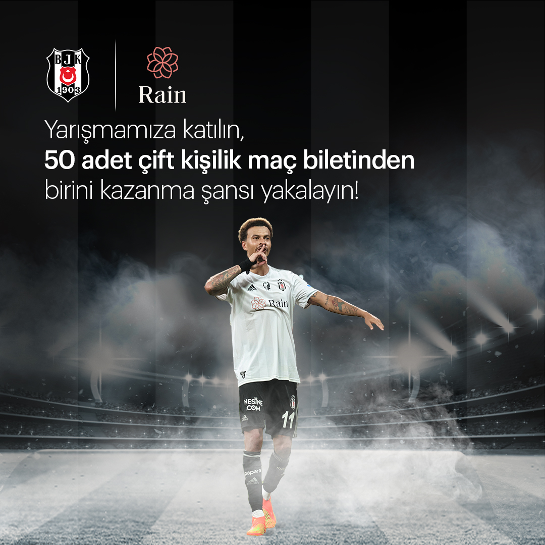 Rain Türkiye (@rain_turkiye) on Twitter photo Derbiye tam 50 adet çift kişilik bilet hediye!
Yarışmaya katılmak için;
- Bu tweet'i RT et,
- <a href="/Rain_Turkiye/">Rain Türkiye</a> hesabını takip et,
- Bir arkadaşını yarışma tweet'i altına etiketle ve bizi takip etmesini sağla!
Katılım koşulları: 👉 bit.ly/3RiBXtI Derbiye tam 50 adet çift kişilik bilet hediye!
Yarışmaya katılmak için;
- Bu tweet'i RT et,
- <a href="/Rain_Turkiye/">Rain Türkiye</a> hesabını takip et,
- Bir arkadaşını yarışma tweet'i altına etiketle ve bizi takip etmesini sağla!
Katılım koşulları: 👉 bit.ly/3RiBXtI