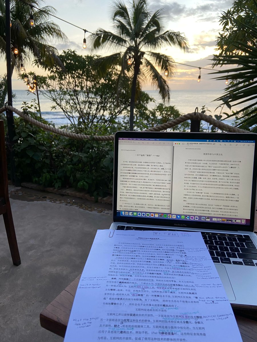 CLSscholarship's tweet photo. #CLSChinese student Lucas and #CLSArabic student Chloe participated in CLS this summer virtually while abroad in Nicaragua and Costa Rica respectively! Did you participate in CLS virtually this summer? Show us what went on behind the scenes π #CLS22 https://t.co/1ER34VsQZB