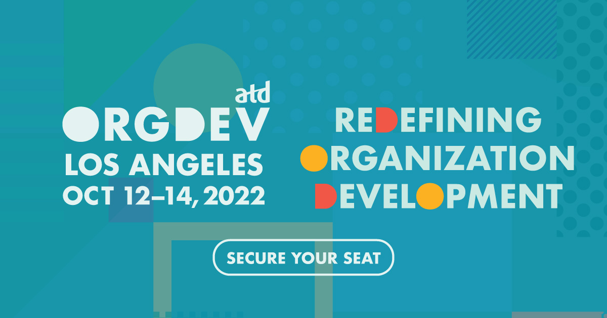 atd's tweet photo. We’re headed to Los Angeles to share a roadmap or how to improve your organization’s capability and performance by focusing on what matters most—people.
See how you can get your team ready for the future of work: https://t.co/PAMKMfbx21
#ATDOrgDev #organizationaldevelopment https://t.co/KSg6mmM58Y