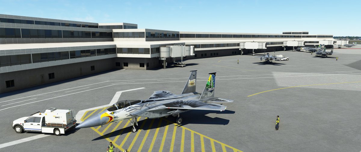 eychigo's tweet image. Gorgeous day at KSMY. 
#msfs2020 #MSFSOfficial