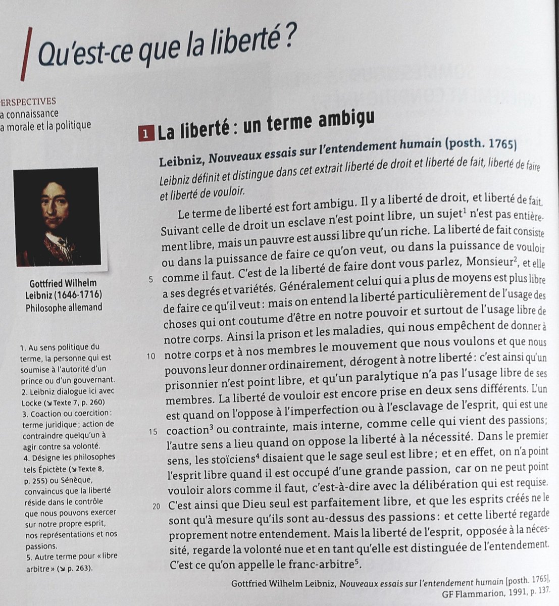 philotweet's tweet photo. La distinction entre #liberté de fait, de droit et de volonté?
En réponse avec #Leibniz et le texte des Nouveaux essais sur l'entendement humain: https://t.co/I6U9EbQBtW