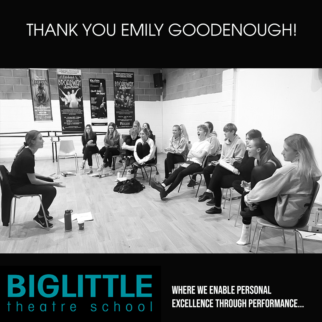 BIGLITTLE Theatre School (@biglittle_ts) on Twitter photo What a privilege it was to have the talented <a href="/EmilyGoodenough/">Emily Goodenough</a> teaching our PDP on Saturday!
A lot of wisdom, experience and knowledge shared - Thank you!
#musicaltheatre #musicaltheatrelife #musicaltheatredance #dorset #bournemouth #dancers #dancerlife What a privilege it was to have the talented <a href="/EmilyGoodenough/">Emily Goodenough</a> teaching our PDP on Saturday!
A lot of wisdom, experience and knowledge shared - Thank you!
#musicaltheatre #musicaltheatrelife #musicaltheatredance #dorset #bournemouth #dancers #dancerlife