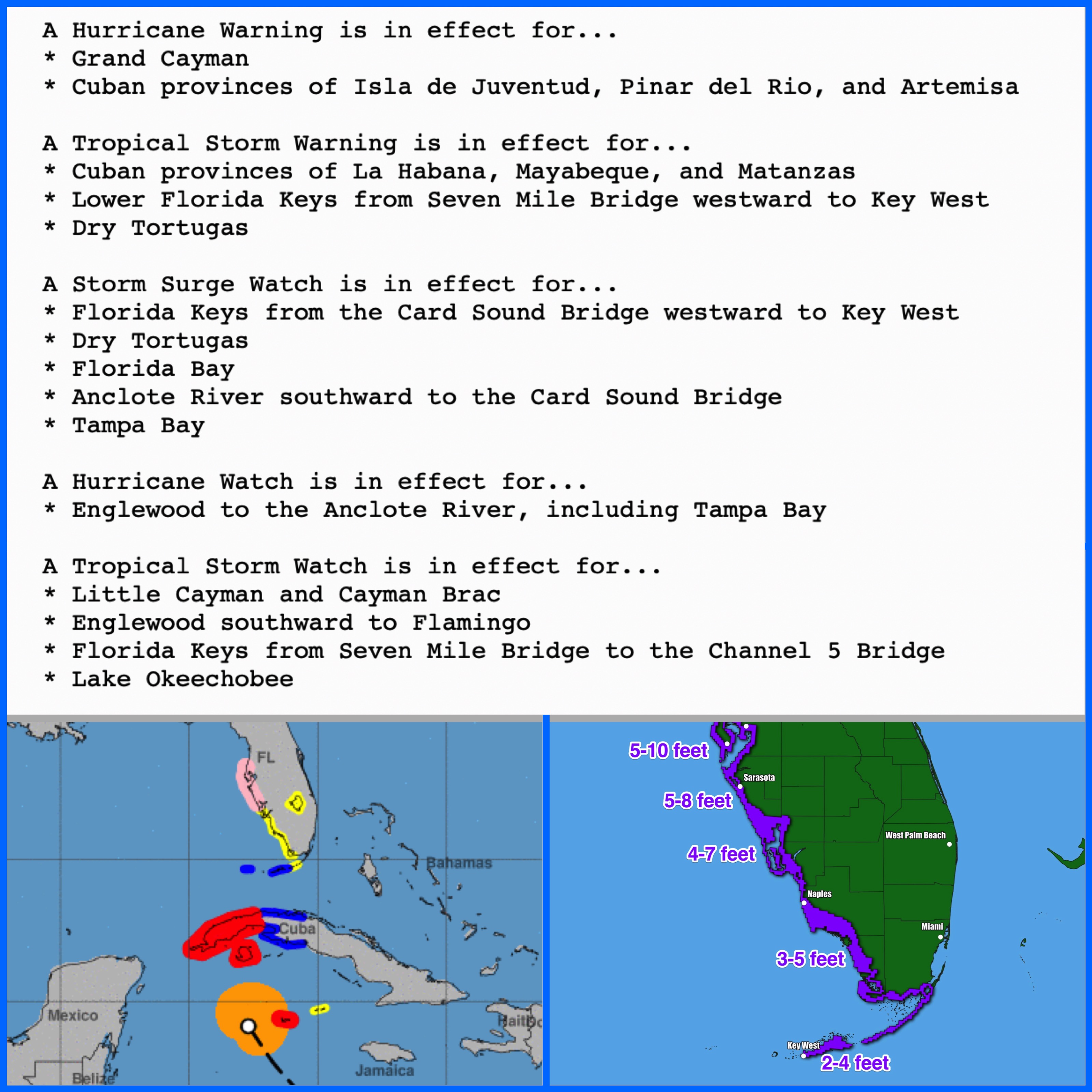 Hurricane Tracker App on Twitter "There are multiple watches and