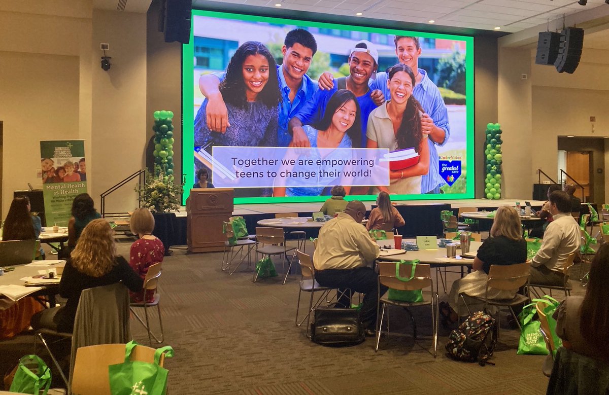 KV_TeenPSA's tweet photo. Happy for the opportunity to share #TeenPSA with new MHSCs today at the AL statewide conference #ALMHSC2022 in support of Alabamaโs focus on how mental health impacts education. #AlabamaAchieves #operationstudentsuccess https://t.co/1ede6Gle9E