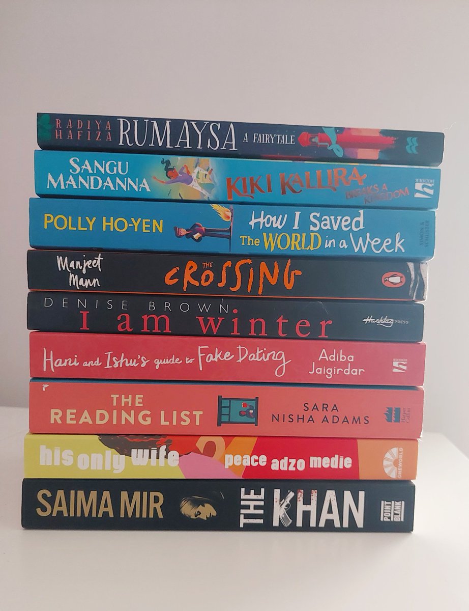 #GIVEAWAY 🥳 3 BOOKS FOR 3 WINNERS!

1. Children's: Rumaysa A Fairytale, Kiki Kallira Breaks A Kingdom &amp; How I Saved The World In A Week

2. YA: The Crossing, I am Winter &amp; Hani and Ishu's Guide to Fake Dating

3. Adult: The Reading List, His Only Wife &amp; The Khan