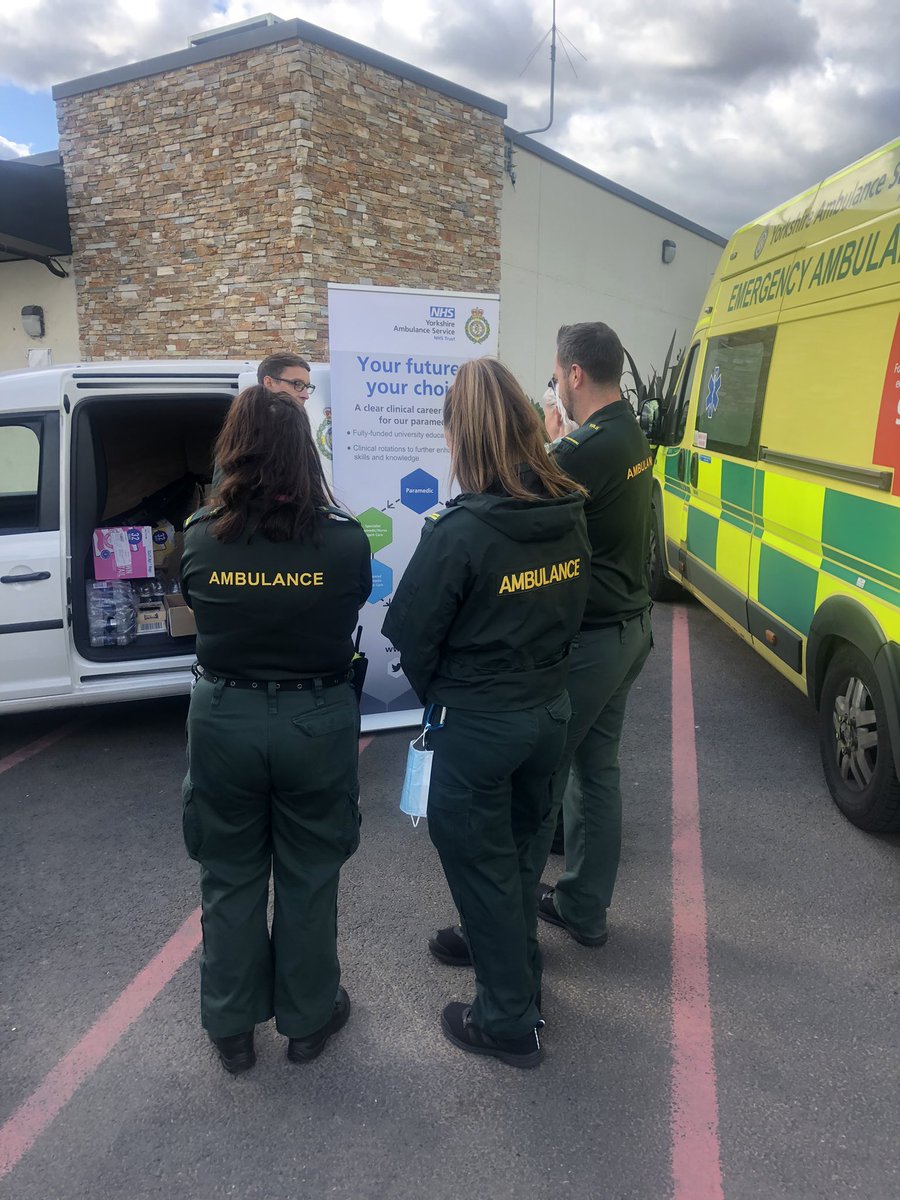 cspharvey's tweet photo. It’s been good to get out and promote the @YorksAmbulance post registration clinical career pathway. Exciting opportunities for paramedics who want to develop in specialist and advanced practice roles. Clear education and training pathways with rotational working opportunities. https://t.co/DI4pyzVi5j