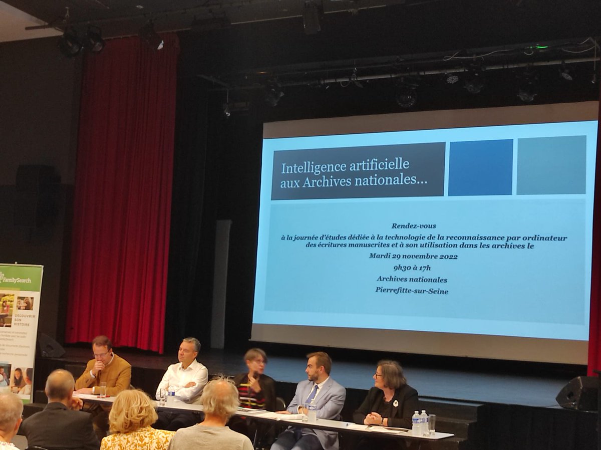 Le #Rn2a présent à la Semaine de la <a href="/FFGenealogie/">FFGénéalogie</a>, avec, cet après-midi, une table ronde avec des #archivistes <a href="/FranceArchives/">FranceArchives</a>
