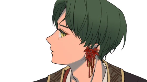 横顔が好みに描けたので見てみてマンです 