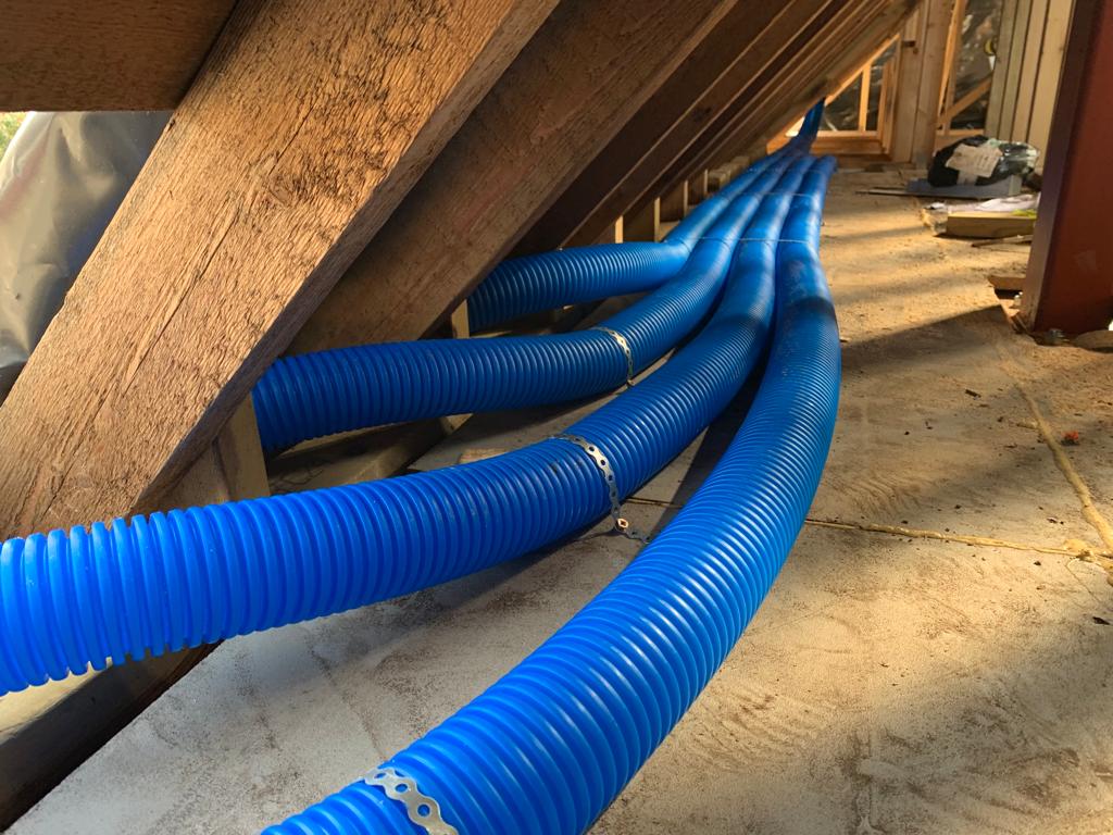 nilan_uk's tweet photo. Precision - Our install teams or "Air Plumbers" as they are affectionately known as sure know how to get air where it needs to be!! #slservices #ventilation #freshair #indoor #mvhr https://t.co/WifAF7lZud