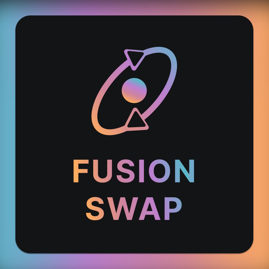 🧵Read this thread to learn more about Fusion Swap.

💰We will be hosting a $250 giveaway. Continue reading to find out how to win!