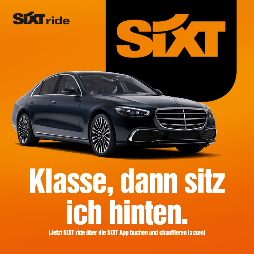 SixtAT's tweet image. Markiere jemanden, der dich mal von A nach B chauffieren sollte? 😈
Do it #TheRideWay