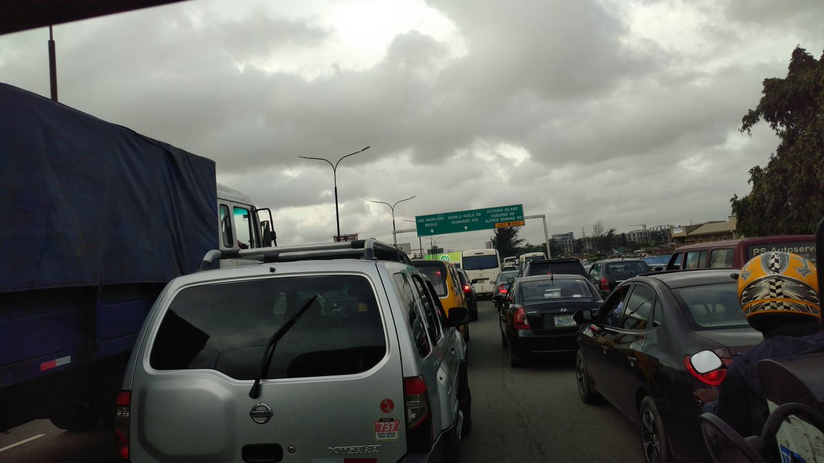 Gidi_Traffic's tweet image. - @Austynzogs: 16h53: Slow movement from Marina-Obalende towards Ilubirin #3RDMB