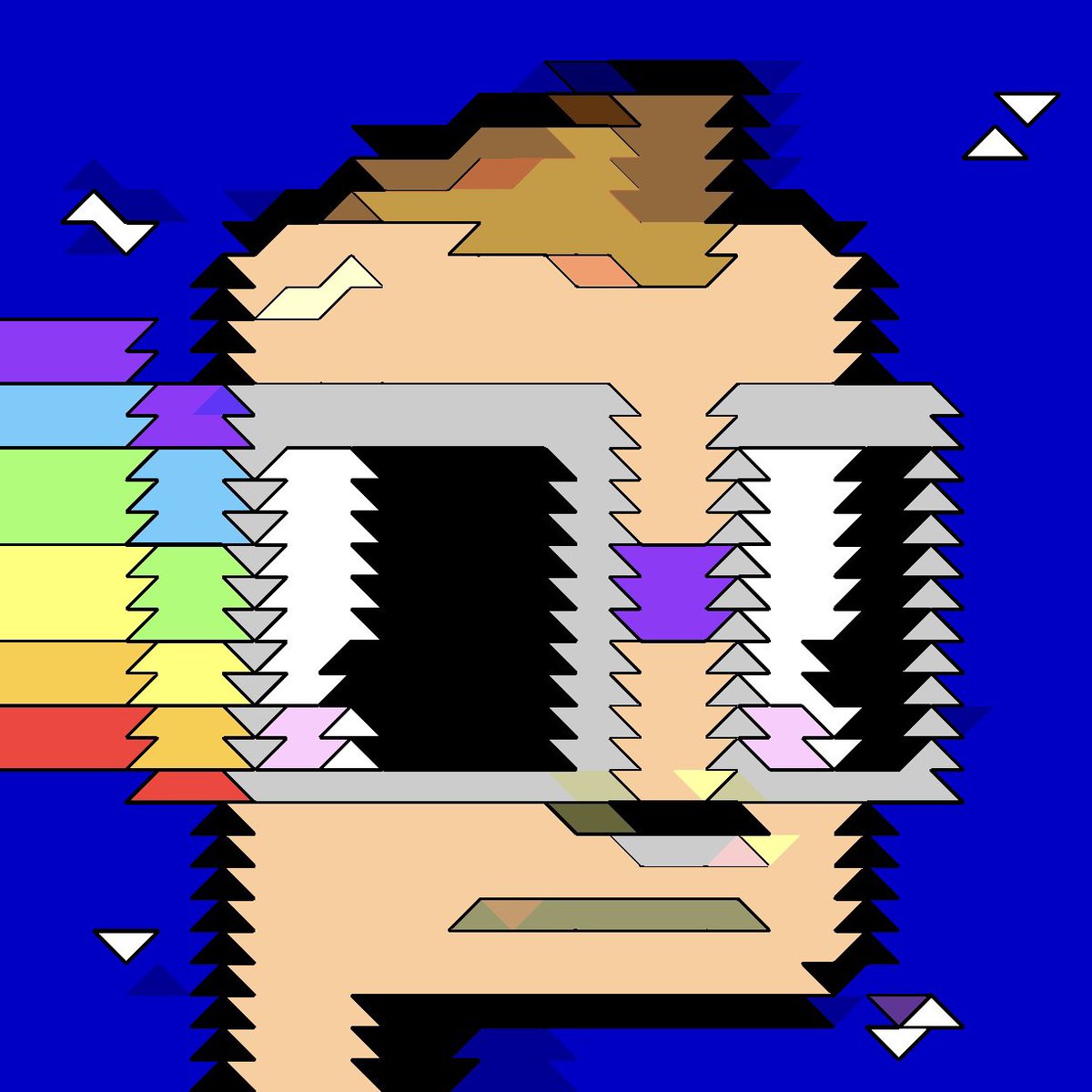 CryptoNunks's tweet photo. Nyan Nunk/s “Blockhead/s” XL Native American Redux #CryptoNunks #NyanNunks Gaia [2] 5D∆© ⌐11-11 #Phunkism https://t.co/LK6eXiKWPu