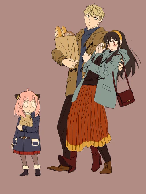 よろける妻をしっかり支える夫 