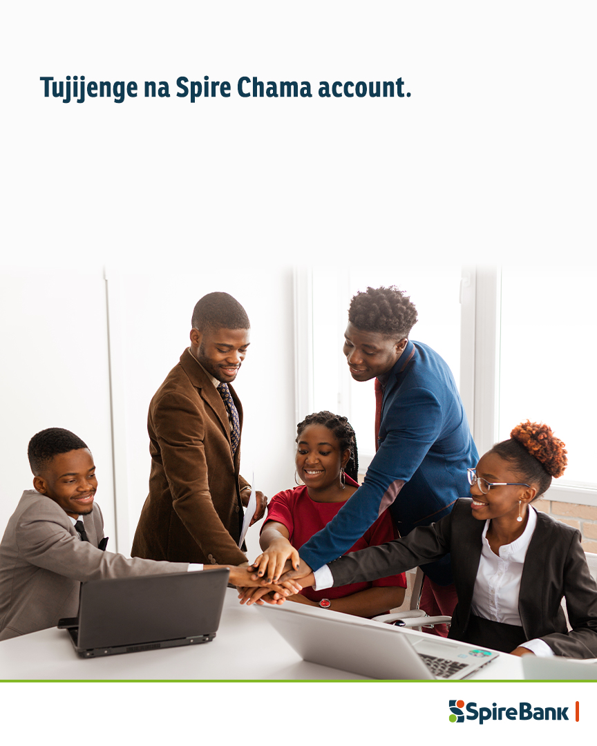 SpireBankKE's tweet photo. To us, the beauty of a Chama is to invest jointly with your friends/family while having fun! With our Spire Chama account, we can help you grow your chama by accumulating savings for a specific investment. Learn more: https://t.co/oEn5TNTMTn
#InspiringYouToDoMore https://t.co/HYNlPHNXkM